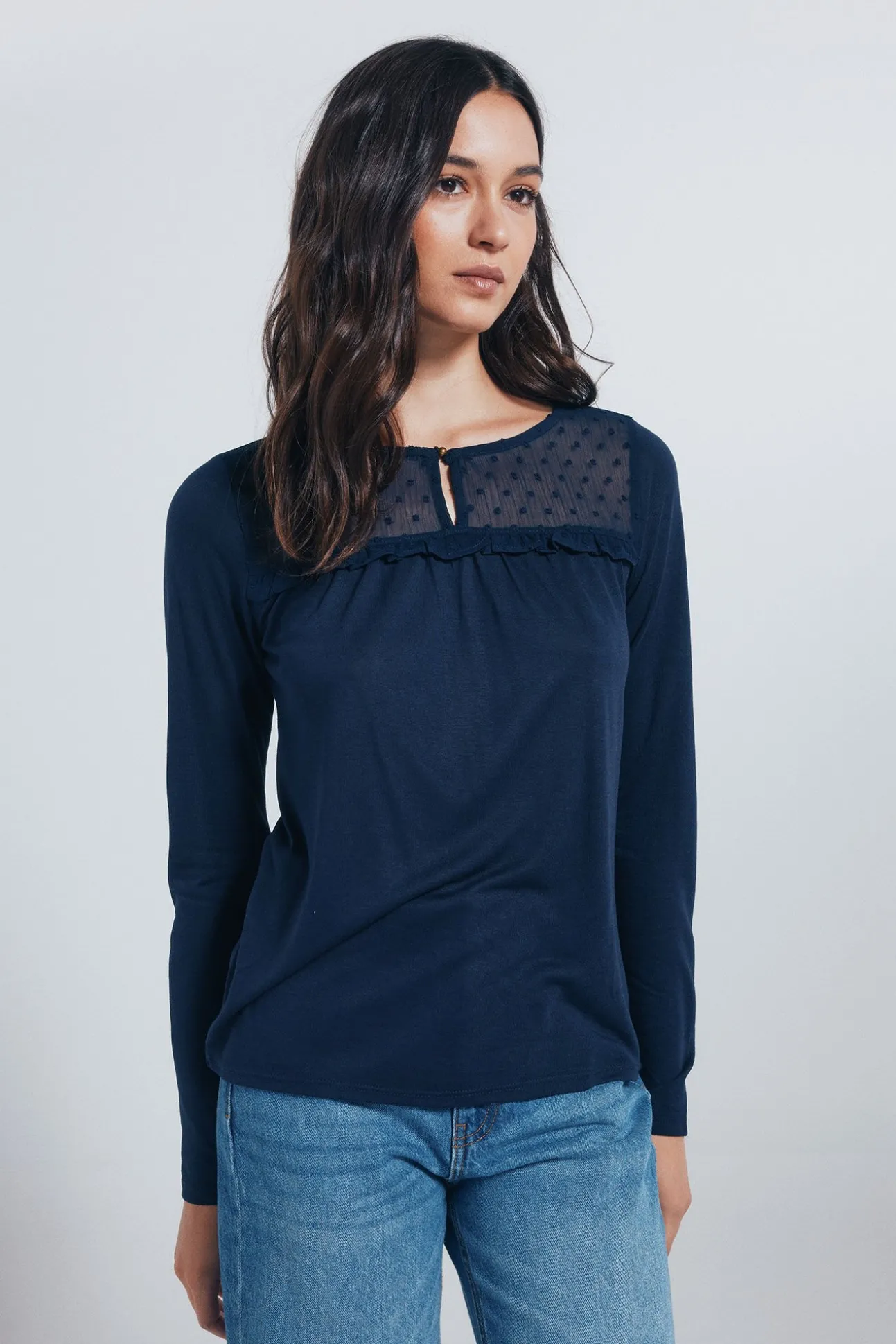 Camisa de folho plumeti