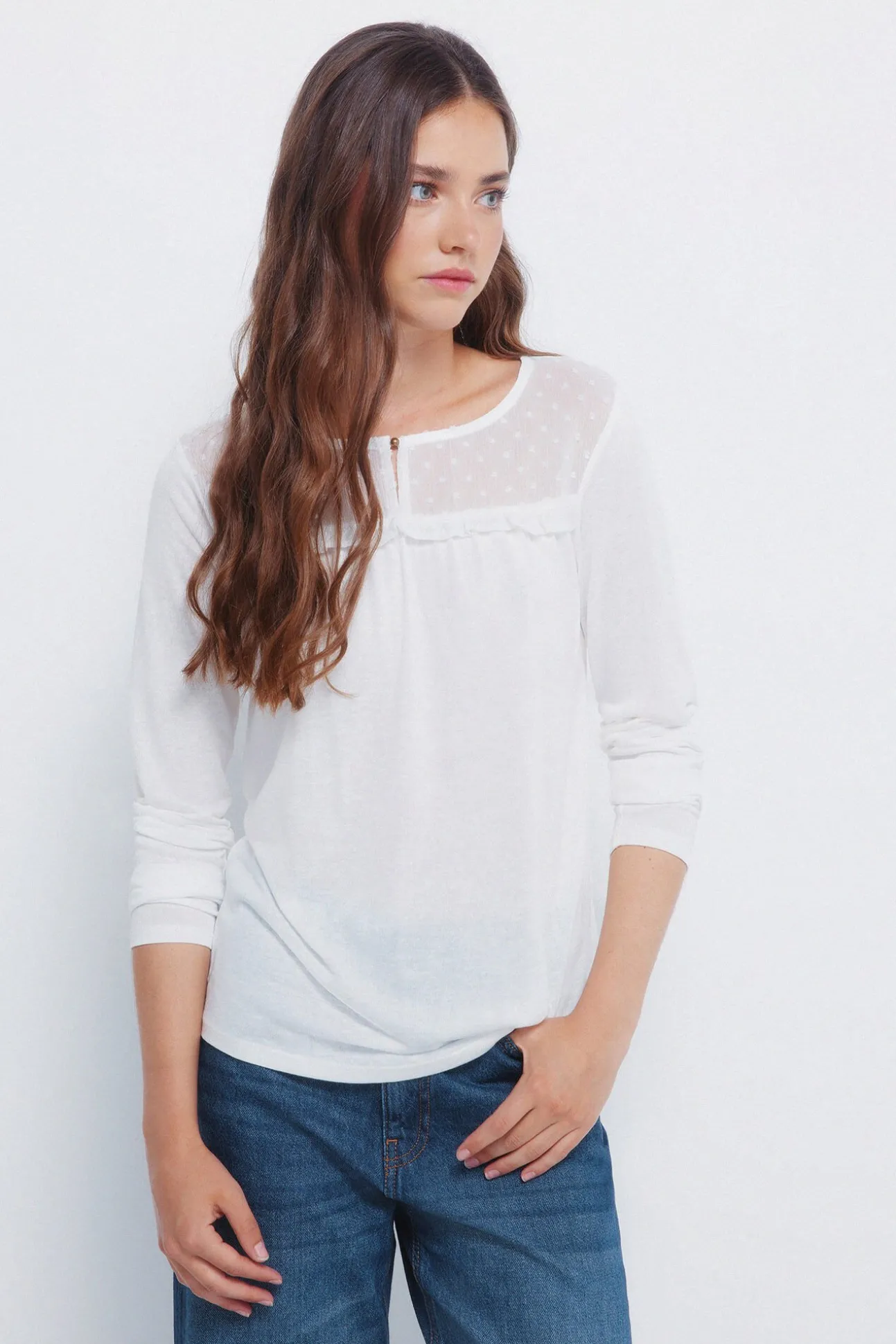 Camisa de folho plumeti