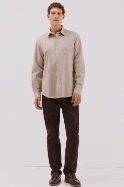Camisa de gabardina tencel
