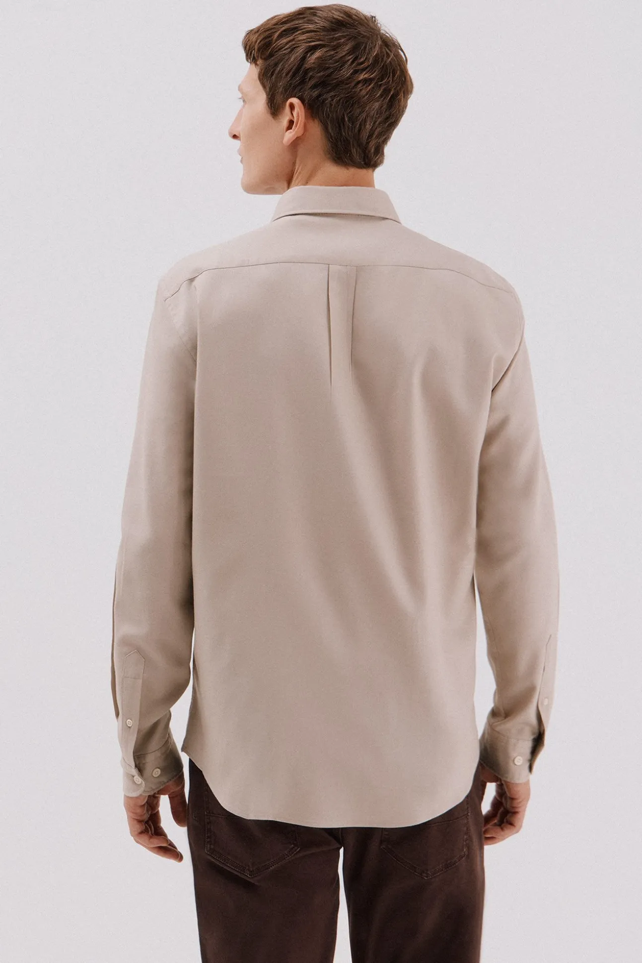 Camisa de gabardina tencel