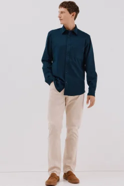 Camisa de gabardina tencel