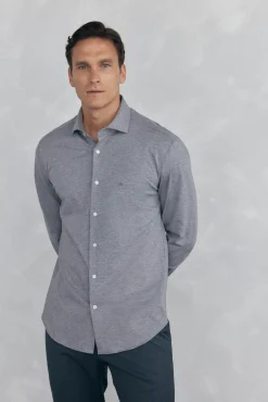 Camisa de malha malha