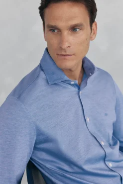 Camisa de malha malha