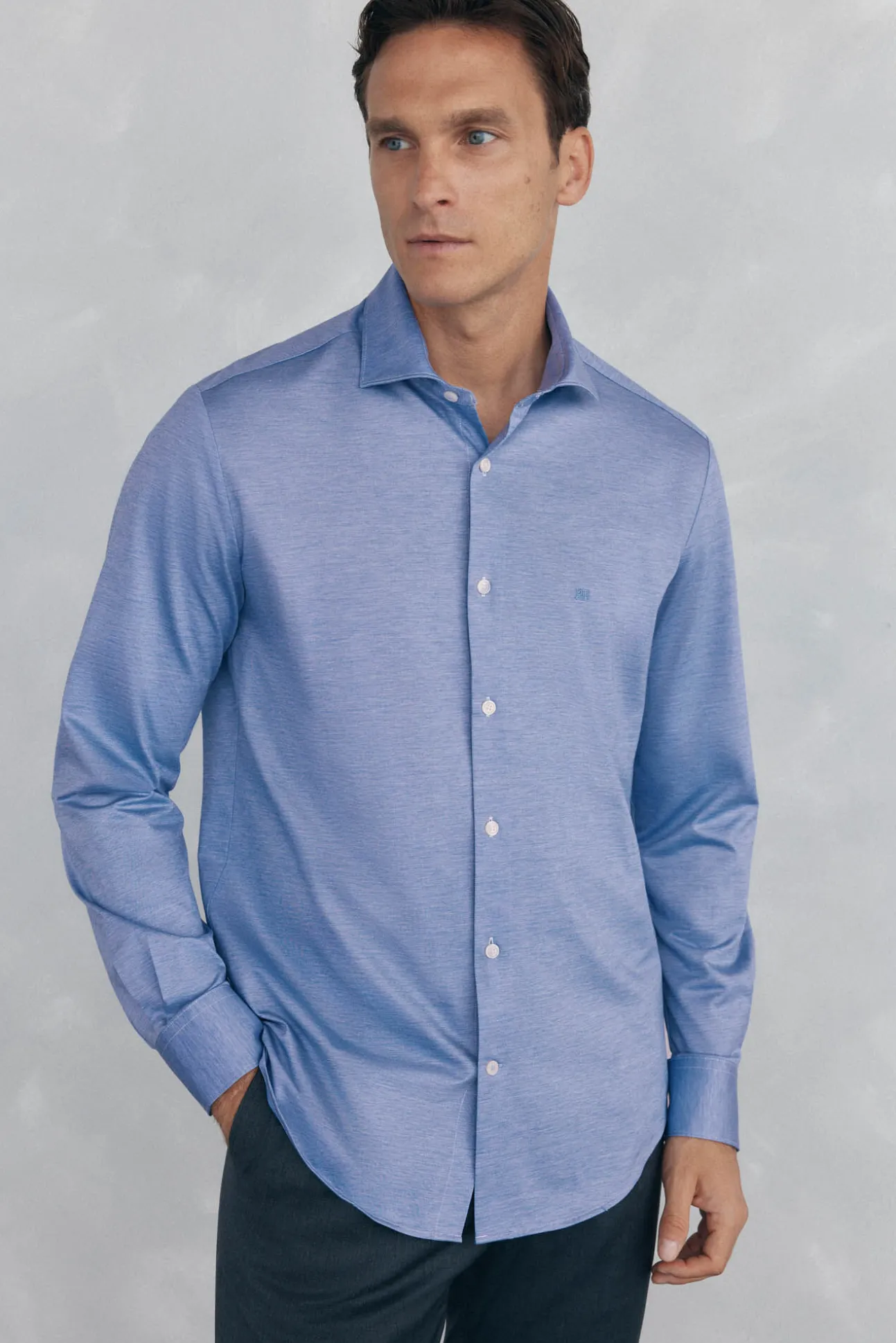Camisa de malha malha