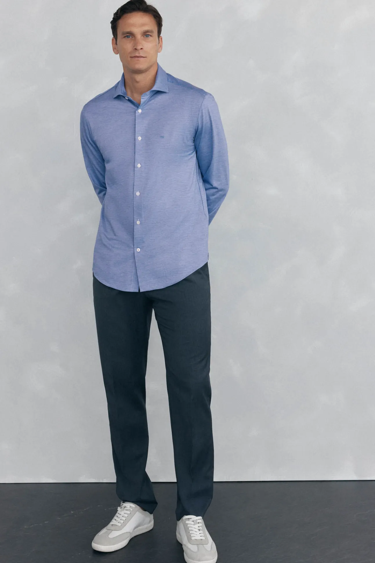 Camisa de malha malha