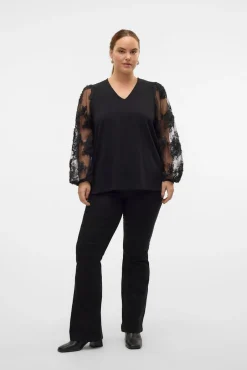 Camisa de manga comprida plus size