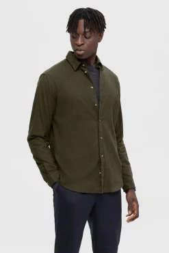 Camisa de manga comprida com corte slim