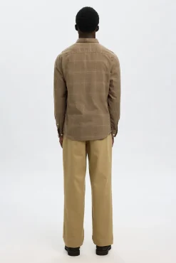Camisa de manga comprida com corte slim