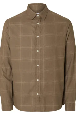 Camisa de manga comprida com corte slim