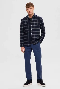 Camisa de manga comprida com corte slim