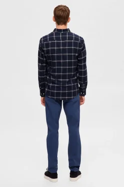 Camisa de manga comprida com corte slim