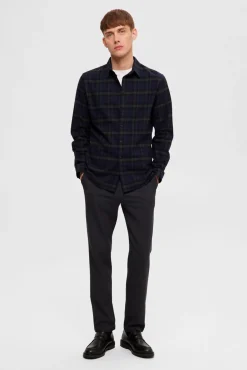 Camisa de manga comprida com corte slim