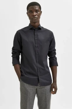 Camisa de manga comprida 100% algodão