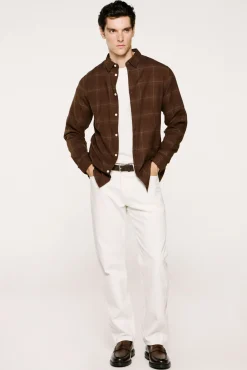 Camisa de manga comprida com corte slim