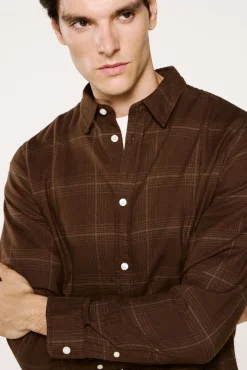 Camisa de manga comprida com corte slim