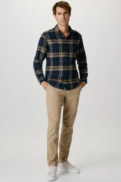 Camisa de manga comprida com corte slim