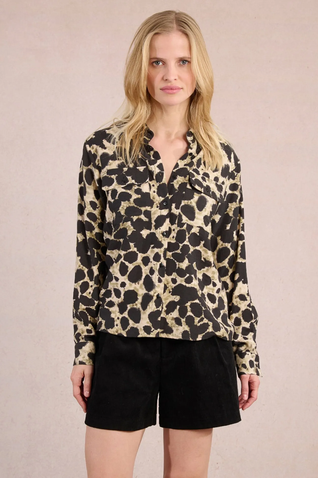 Camisa de manga comprida com estampado