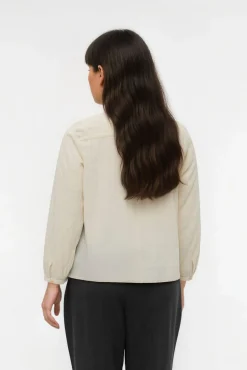 Camisa de manga manga comprida plus size