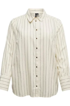 Camisa de manga manga comprida plus size
