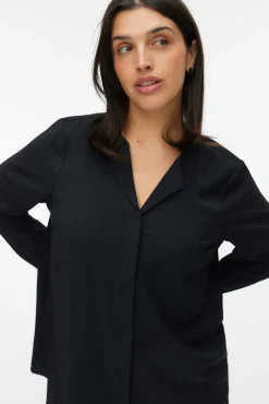 Camisa de manga manga tamanho grande