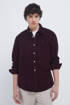 Camisa de micro veludo cotelê