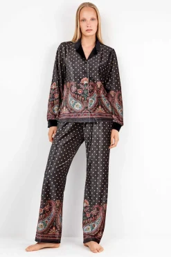 Camisa de pijama de veludo