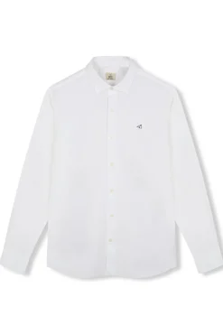 Camisa de popelina lisa