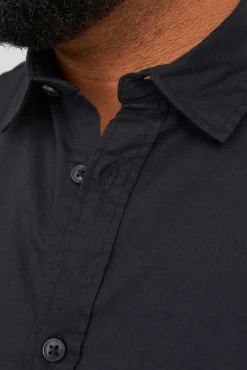 Camisa de sarja xadrez loose fit PLUS