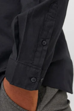 Camisa de sarja xadrez loose fit PLUS