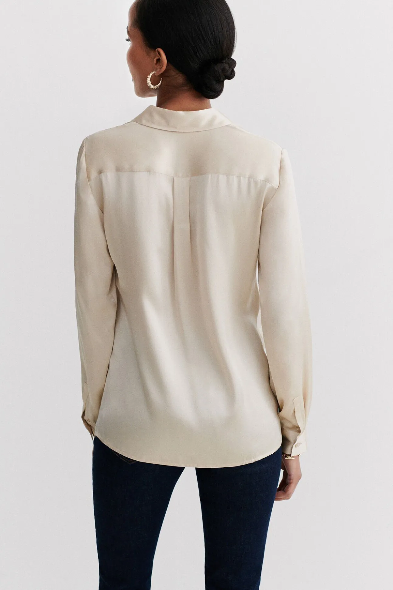 Camisa de seda