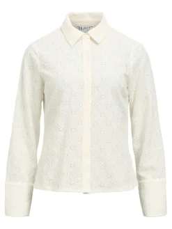 Camisa de tecido bordado