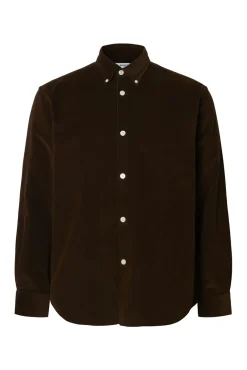 Camisa de veludo cotelê 100% algodão orgânico
