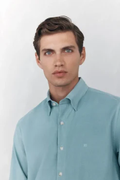 Camisa de veludo macio