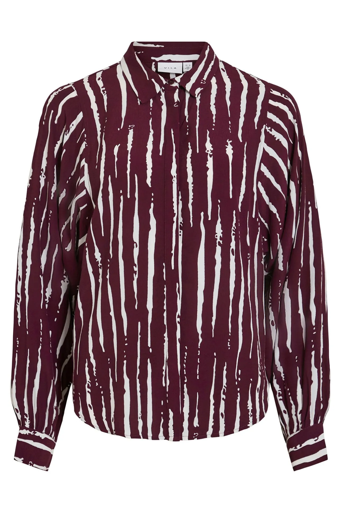 Camisa de viscose estampada