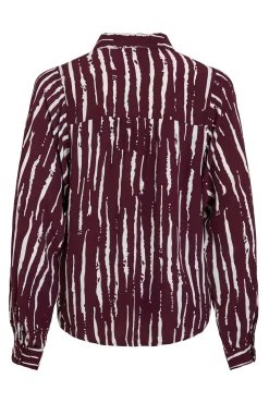 Camisa de viscose estampada