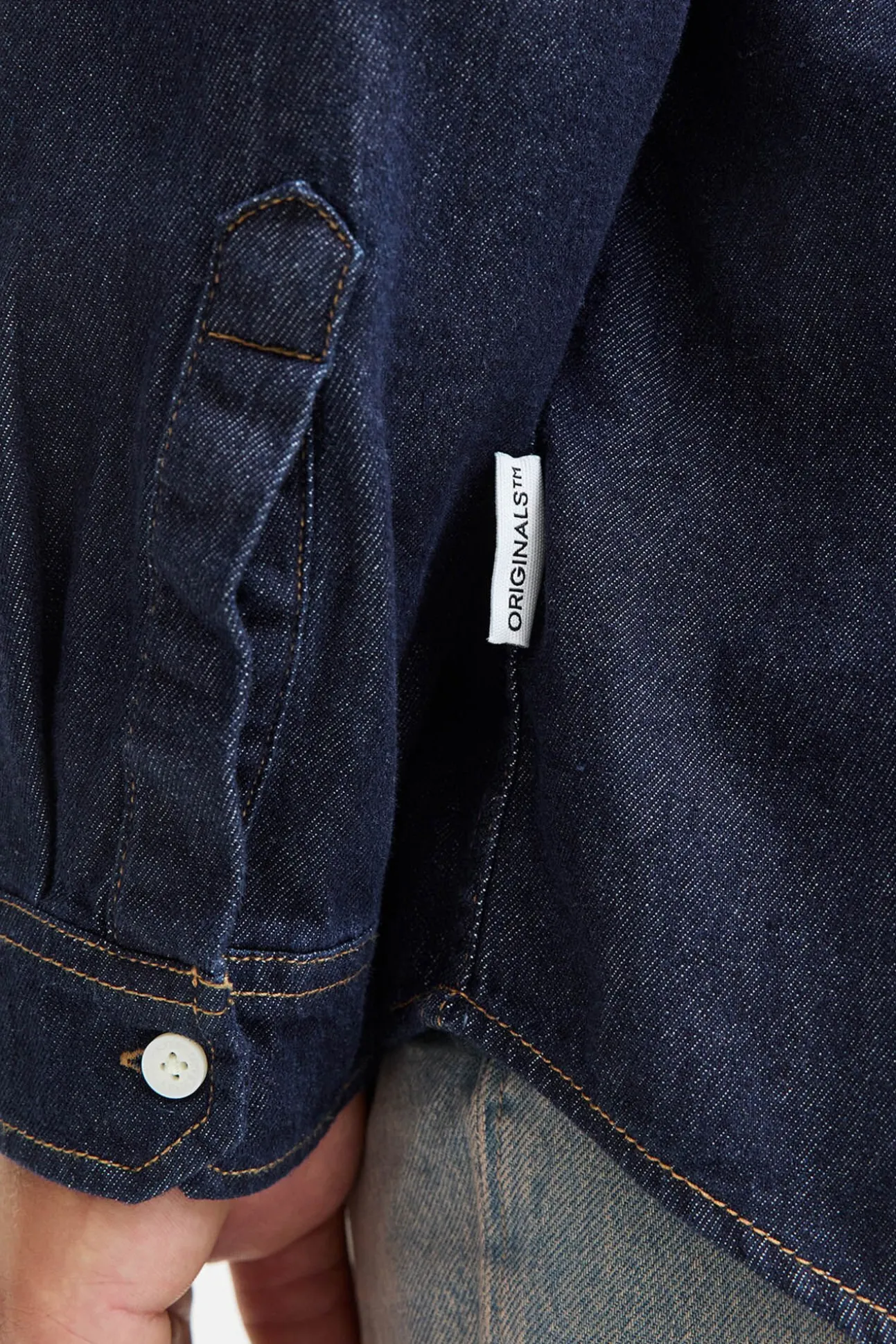 Camisa denim PLUS de corte regular