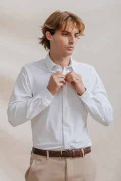 Camisa elástica com haste