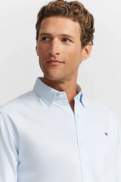 Camisa esportiva Oxford com corte