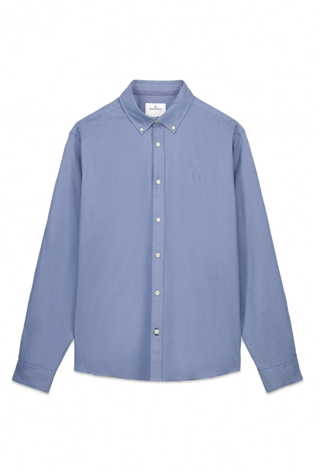Camisa estruturada bicolor