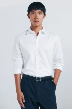 Camisa estruturada de fácil cuidado