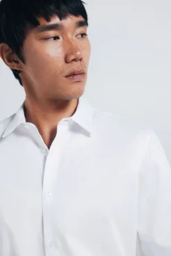 Camisa estruturada de fácil cuidado
