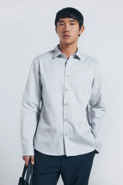 Camisa estruturada de fácil cuidado