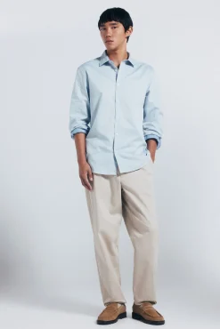Camisa estruturada de fácil cuidado