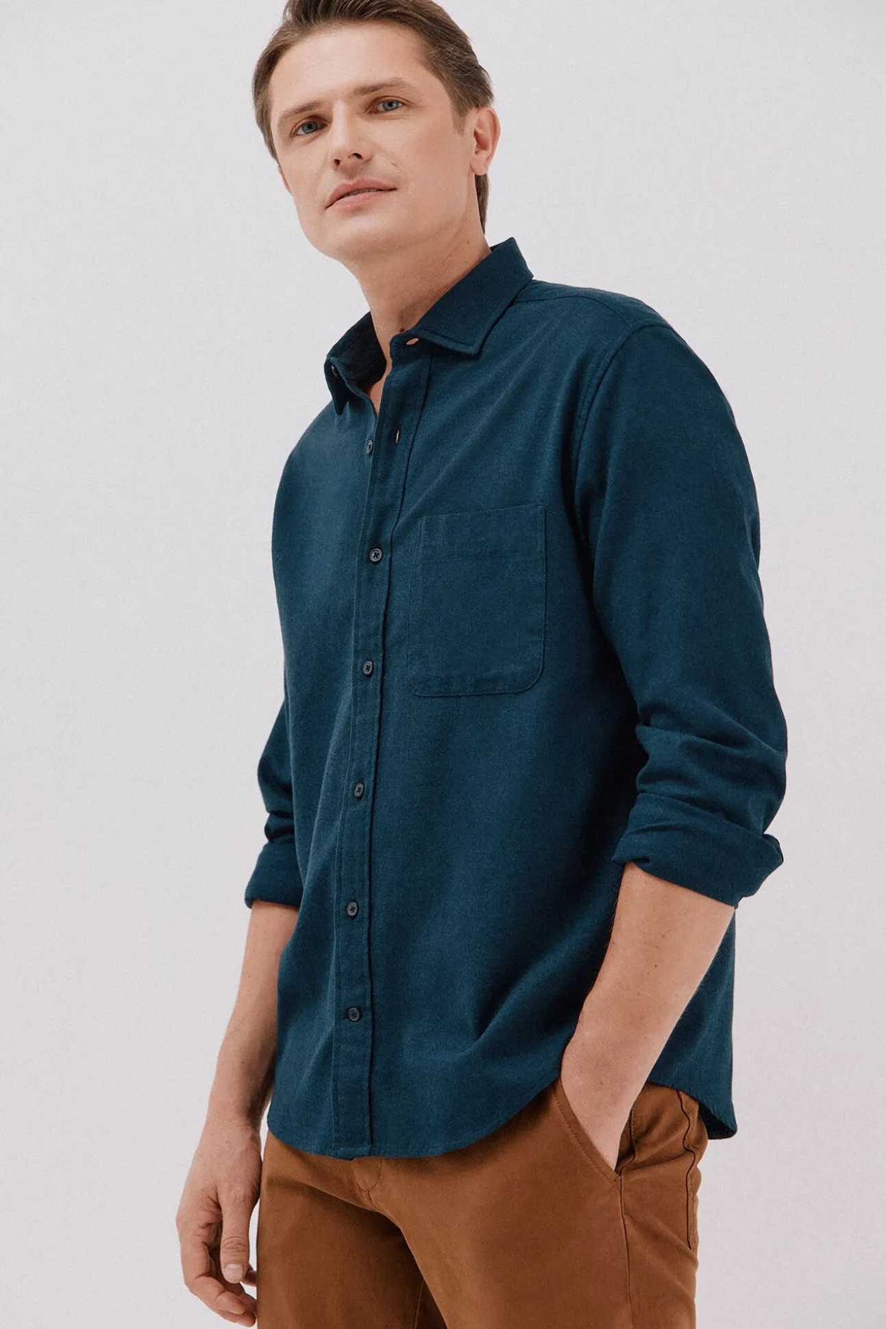 Camisa flanela espinha