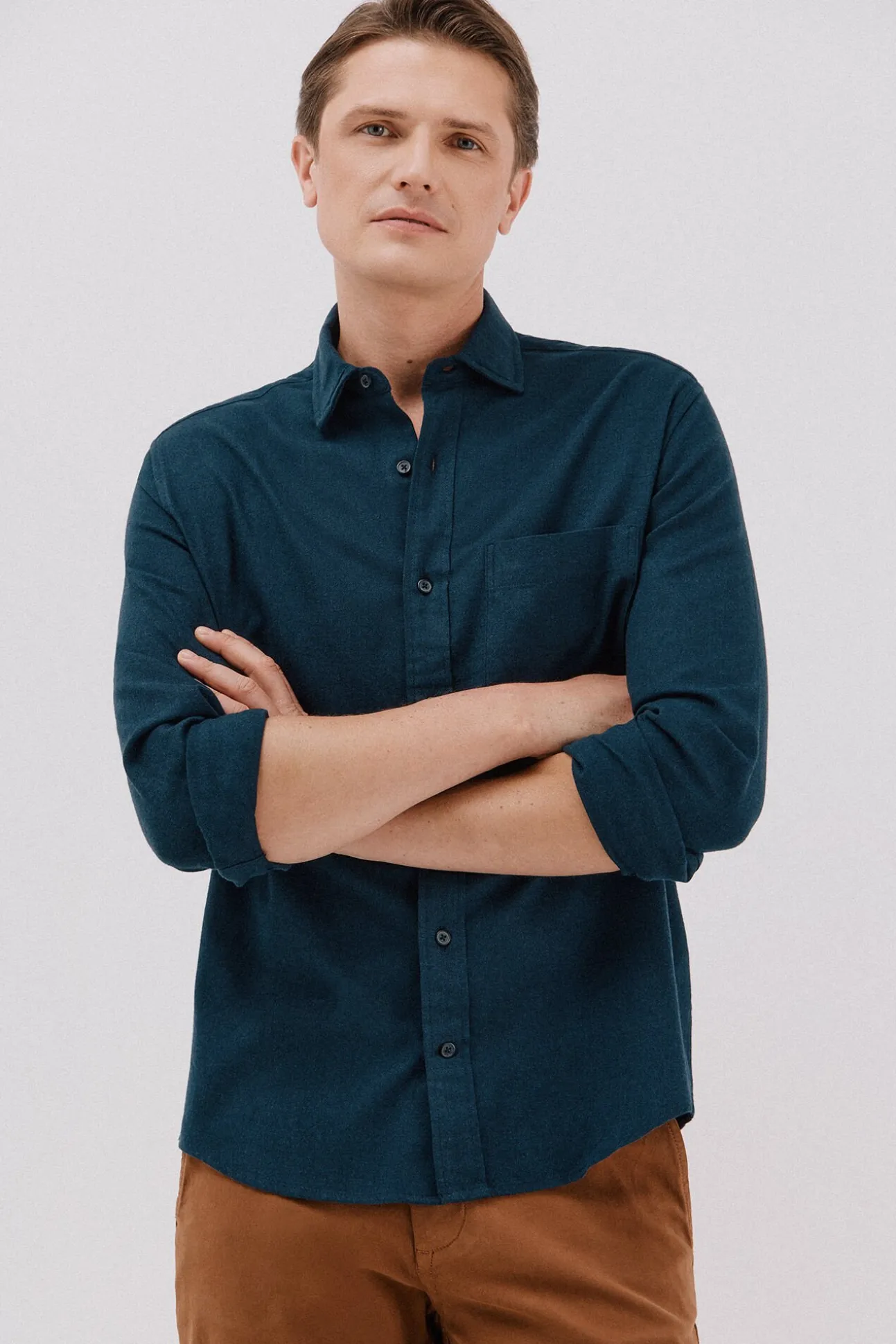 Camisa flanela espinha