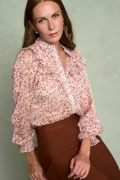 Camisa flor Minna