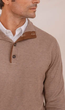 Camisa gola polo com vivo