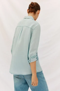 camisa jeans tencel