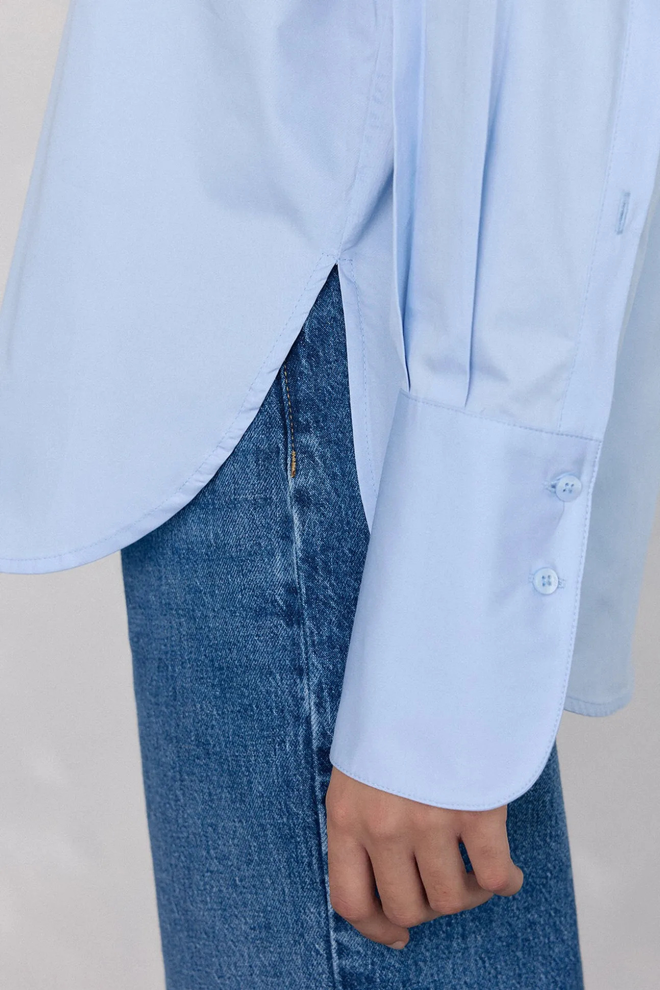 Camisa lisa oversized