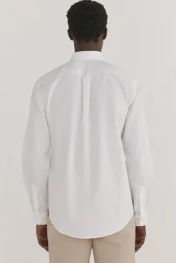 Camisa lisa sem ferro + anti-manchas